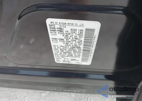 2012 Nissan Rogue Sv from USA, damaged, VIN JN8AS5MTXCW283772